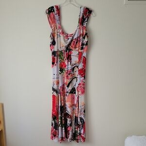 Joseph Ribkoff Women's Printed Sleeveless Dress- Size 12